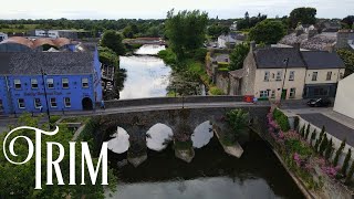 Trim County Meath Ireland 4K Aerial Film Irelands Tidy Towns Winner For 2022