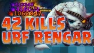 Nightblue3 - 42 Kills Urf 10 Second Cd Rengar Ults