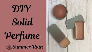 How To Make Diy Solid Perfume Includes Recipe
