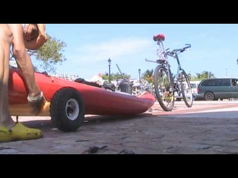 2010 DIY Bike hitch / Kayak Cart.wmv - YouTube