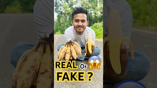 Fake Banana Vs Real Banana