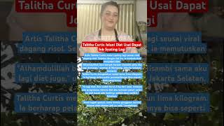 Talitha Curtis Diet Usai Dapat Job Syuting Lagi