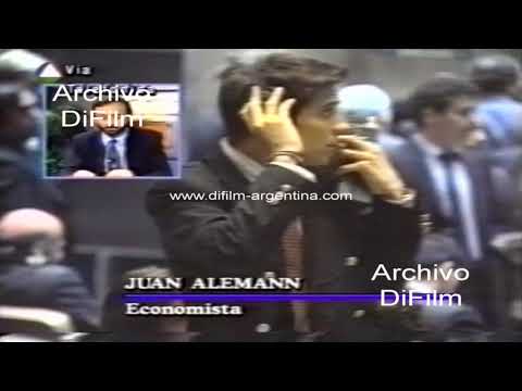 Juan Alemann opina de la renuncia de Martin Redrado en la CNV 1994