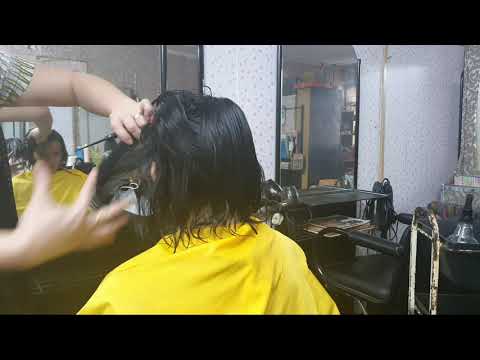 How To Short  Layers Hair cut/gunting rambut gaya Layer pendek