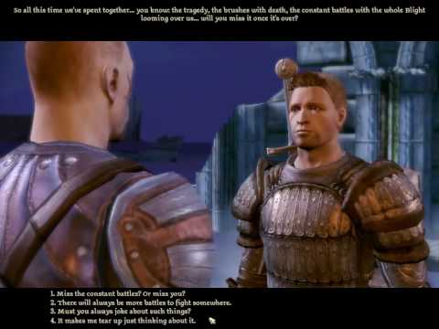 Dragon Age Origins - Gay Alistair's First Flirt And Kiss