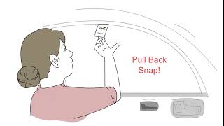 OWL® Open window for life car window breaker seat belt cutter GIF