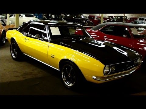 This customized 1967 Camaro is powered by a'6 Bigblock that funnels it's