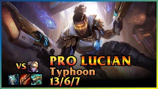 Pro Lucian Replay Nasr Esports Typhoontmonrein Mental Kda 1367 Sup Euw