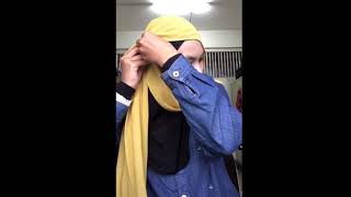 Tutorial Tudung Labuh Depan Shawl