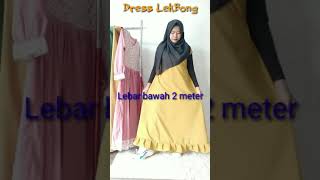 Gamis Lekbong Tanpa Lengan