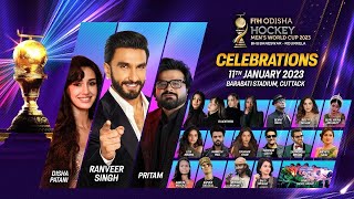 Hockey World Cup Opening Ceremony 2023- Disa Pathani,Ranvir Singh&Pritam ,Black Swan Live Peformance
