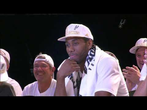 Patty Mills Introduces Kawhi Leonard Patty Mills Introduces Kawhi Leonard