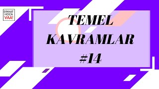 Basamak Izi Temel Kavramlar