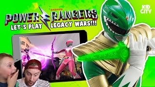 Let's Play Power Rangers Legacy Wars Game: Unlocking Green Power Ranger!