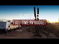True cost of 1 year of full-time RV living