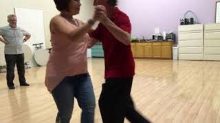 Argentine Tango Dance Private Lesson On Corrida, Amague And Turn.