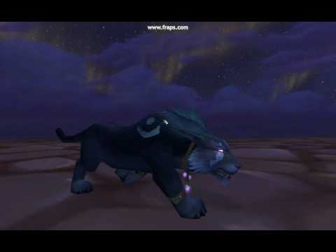 world of warcraft night elf druid. WoW 3.2 Night Elf Cat Form