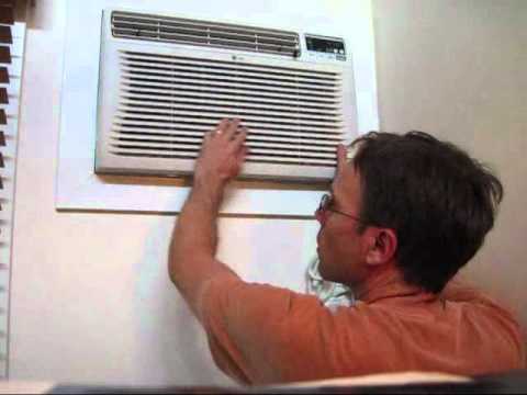 Installing a New Air Conditioner (AC) Wall Unit - Part #3: putting the