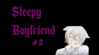 ASMR Sleepy BOYFRIEND Roleplay Part 3 | Calming you down after watching scary movie