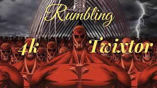 Aot - The Rumbling 4K Twixtor Clips