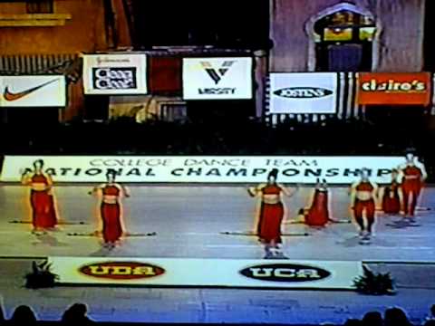 Rutgers Dance Team- 1997 Espn College National Championships- 2nd Place