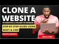 Clone a Website in Minutes: Step-by-Step Guide using Wget and CMD 2023