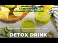 Cucumber Pineapple Ginger Detox | Burn Fat, Gain Energy, Weight loss, Colon Cleanse | CHEFSTINY 4K