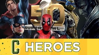 Collider Heroes - The Best Comic Book Movie Trailers From The Superbowl