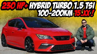 230 Hp Seat Leon 1.5 Tsi En Hızlısı ? Yazılım Turbo Egzoz Methanol Kit Paketi Gazladık