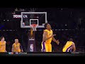 Nick Young celebrates 3 point miss