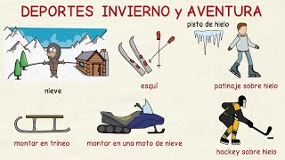 Aprender Español: Deportes De Invierno 🎿 Y Aventura 🏍 (Nivel Avanzado)