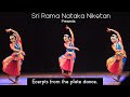 Sri Rama Nataka Niketan - excerpts form the plate dance - Bharatanatyam Dance
