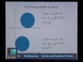 PEECS Plus One Mathematics Circles & Family of Circles.