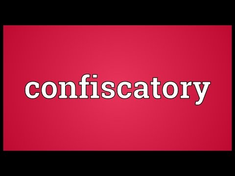 Header of confiscatory