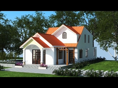 9 mẫu nhà cấp 4 mái thái đẹp năm 2017