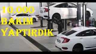10,000 Bakım Hakkında... Honda Civic 2020 Eco Elegance Otomatik Cvt Fc5
