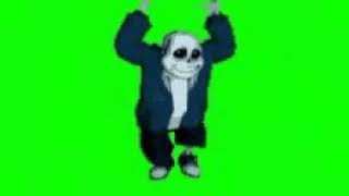 dancing sans(green screen)