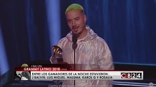 J Balvin Luis Miguel Y Maluma Triunfaron En Los Latin Grammy 2018 J Balvin Luis Miguel Y Maluma Triunfaron En Los Latin Grammy 2018