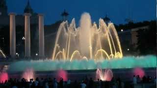 La Fontana Magica di Montjuic - Barcellona 2012