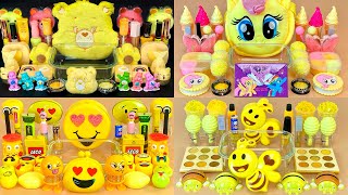 4 In 1 Video Best Of Collection Yellow Slime #71 💛💛💛 💯% Satisfying Slime Video.