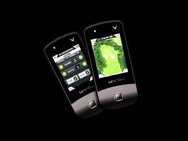 Callaway Upro MX+ Golf GPS Device With Actual Aerial Imagery