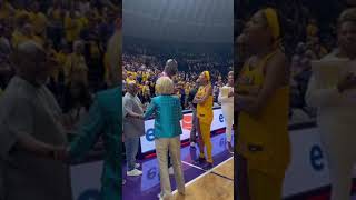 LSU legends 🏀 #lsu #shaquilleoneal #kimmulkey #collegebasketball 🎥: @hvalentinel