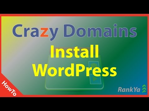 VIDEO : how to install wordpress on crazy domains - how to install wordpress onhow to install wordpress oncrazy domainshttps://youtu.be/jk-woszfipq shows two different ways to install wordpress how can i ...