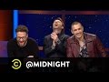 Seth Rogen, James Franco, Mamrie Hart, Brooks Wheelan, Judah Friedlander - @midnight