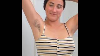 Beautiful Hairy Armpit Show Bold Model Showing Her Hairy Armpit Viral Status