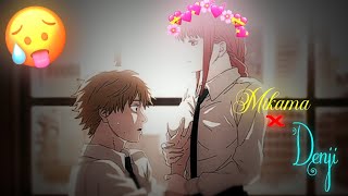 Denji And Makiama Love Chinsaw Man Amv Edit