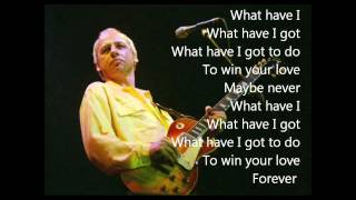Watch Mark Knopfler What Have I Got To Do video