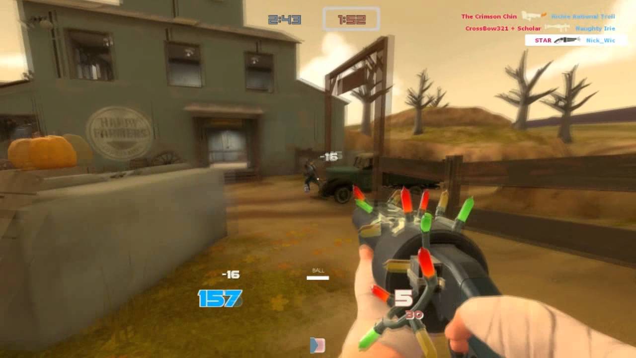 Festive Scout TF2 Wrap Assassin & Blinking Lights