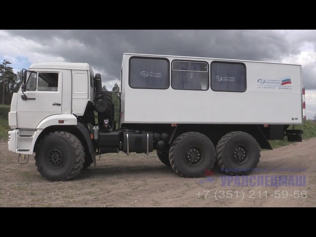Вахтовый автобус Камаз 5350-3025-42 | 8 мест | рабочий отсек