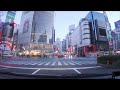 (HD) Morning drive in Tokyo 06 -早朝の渋谷～六本木周辺ドライブ-